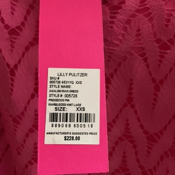 Lilly Pulitzer  Avalon Maxi Dress size XXS - Picture 5 of 6